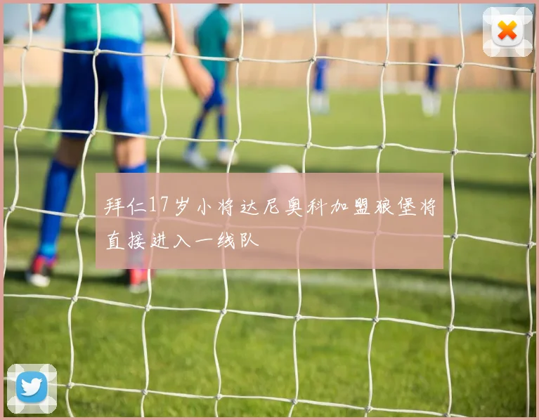 拜仁17岁小将达尼奥科加盟狼堡将直接进入一线队